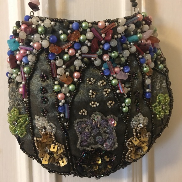 Evening beaded little purse - Picture 2 of 4
